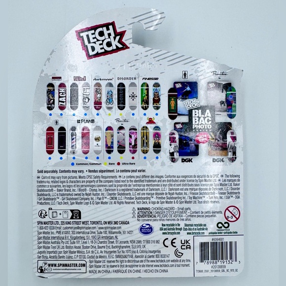 3 Tech Deck Jamie Big Boy Foy, Toy Machine, and Diamond Supply Co - Picture 9 of 9